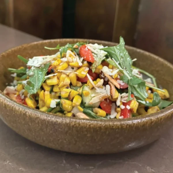 Grilled corn salad