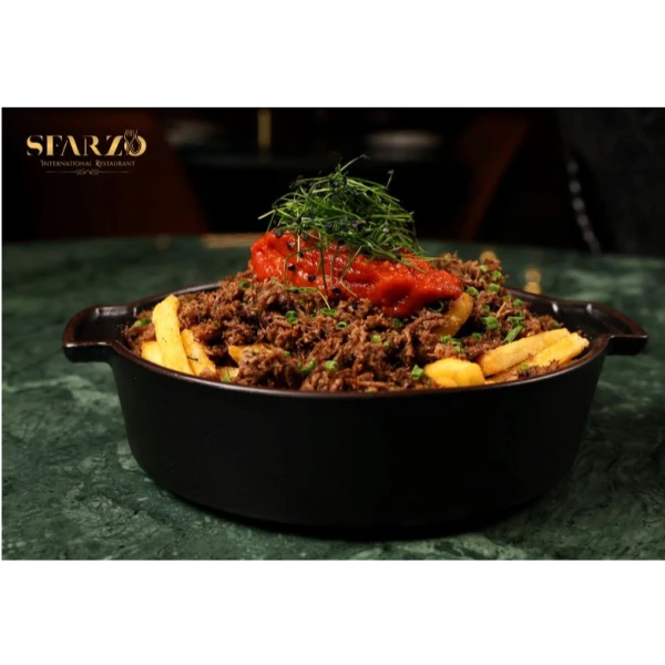 Loaded Fries Brisket Pomodoro