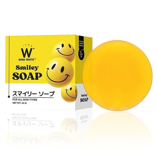 Smiley soap x3