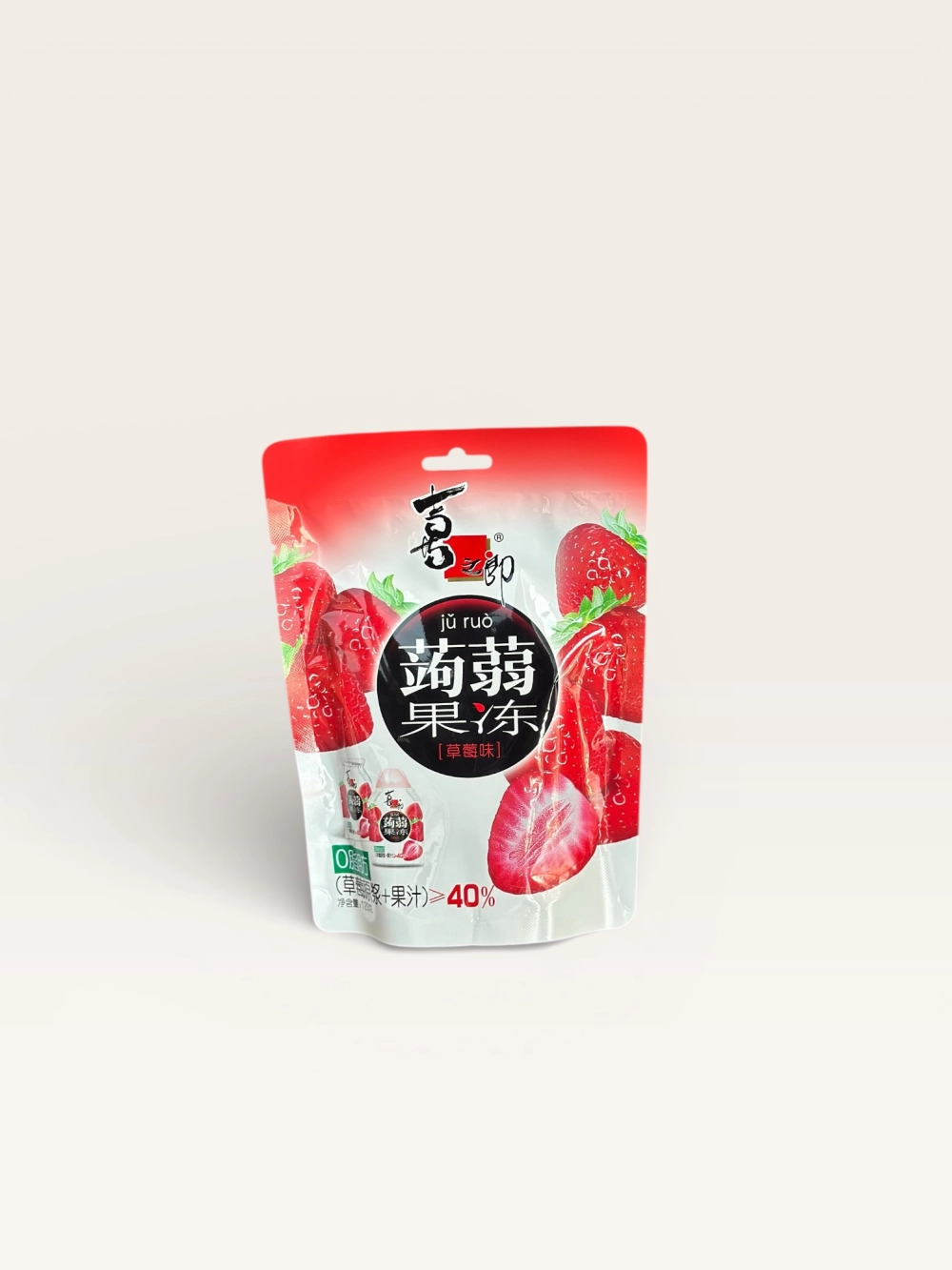 Strong Strawberry Flavor Konjac Jelly 120g