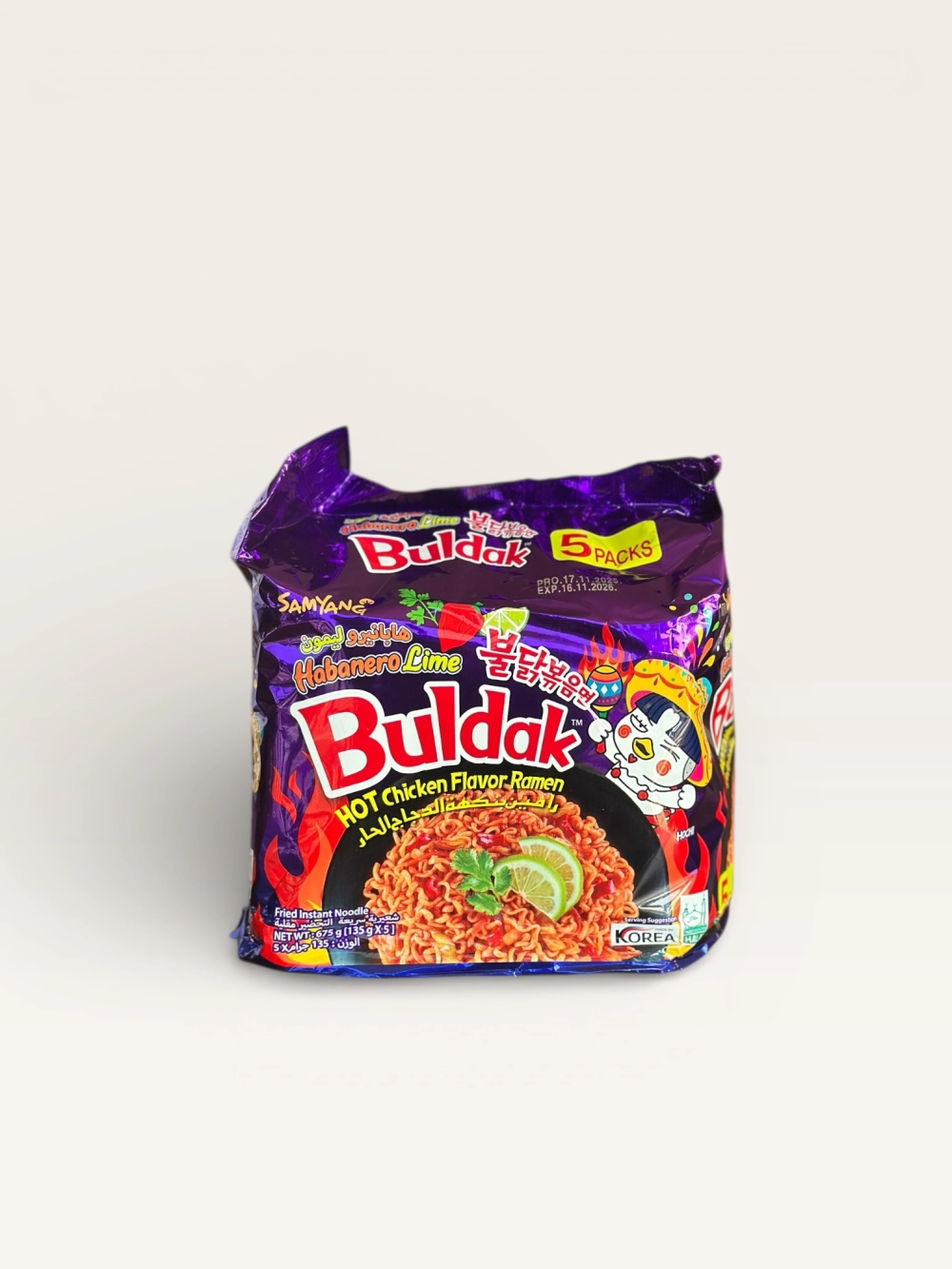 Buldak Habanero lime